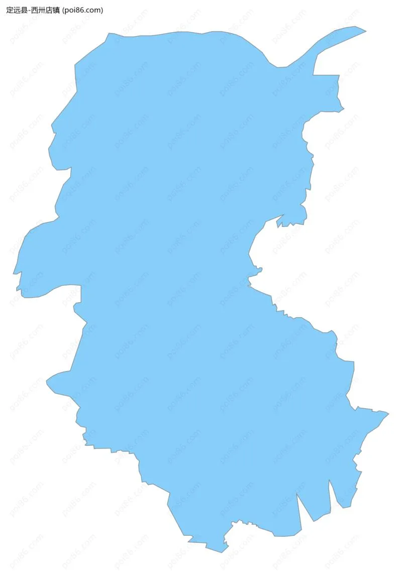 西卅店镇边界地图