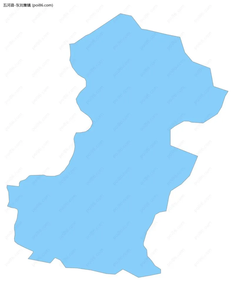 东刘集镇边界地图