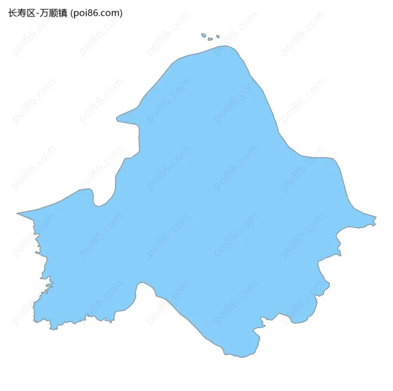 万顺镇边界地图