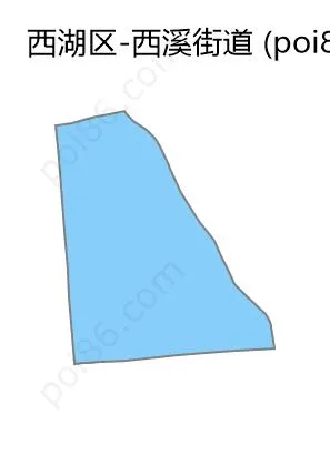 西溪街道边界地图