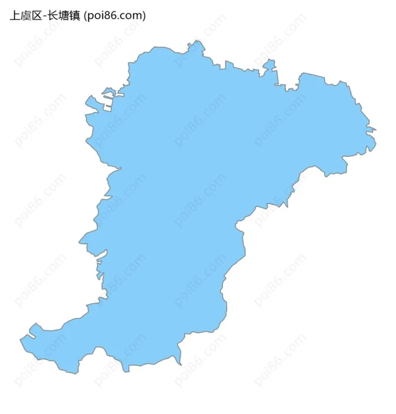 长塘镇边界地图