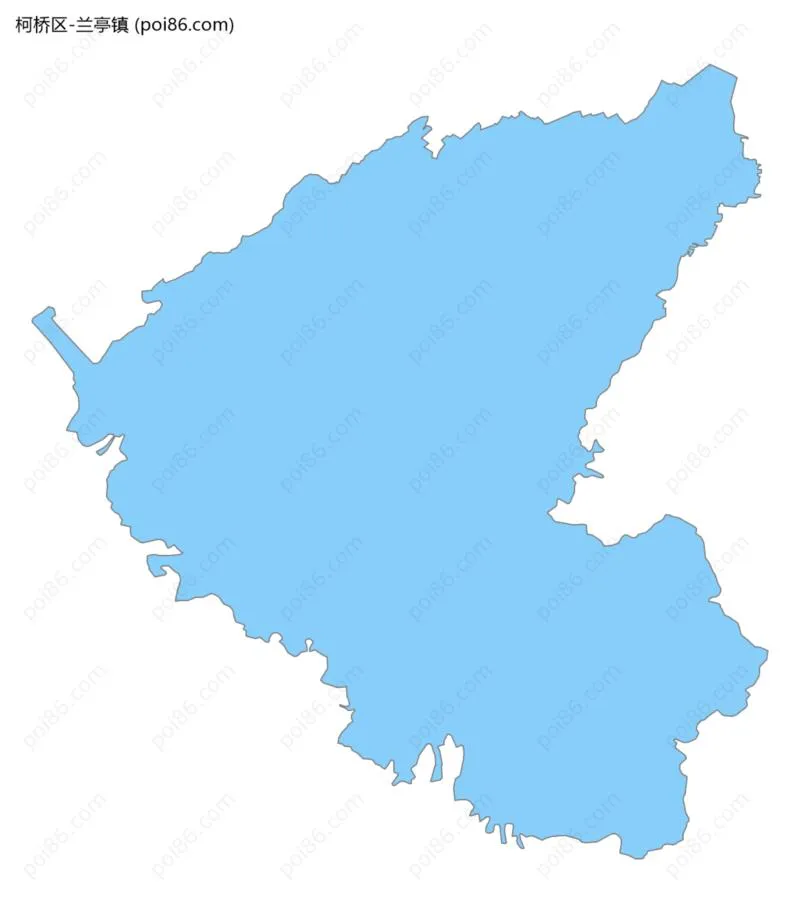 兰亭镇边界地图