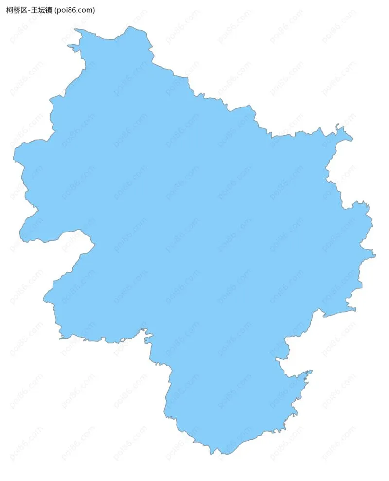 王坛镇边界地图