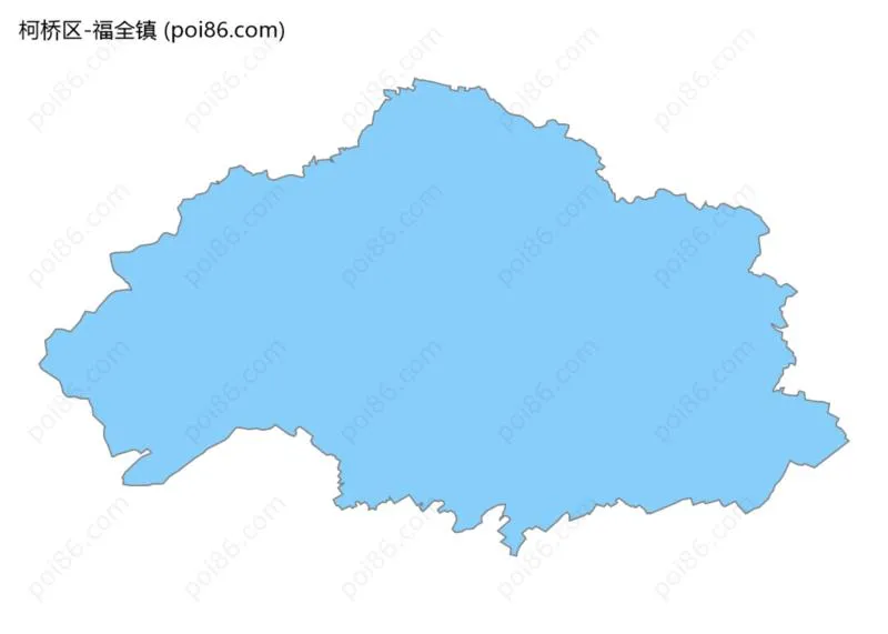 福全镇边界地图