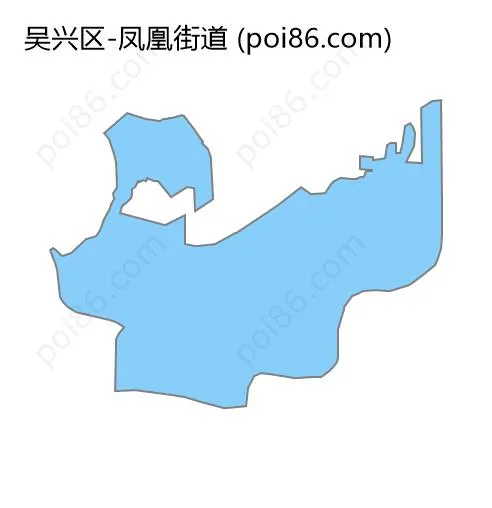 凤凰街道边界地图