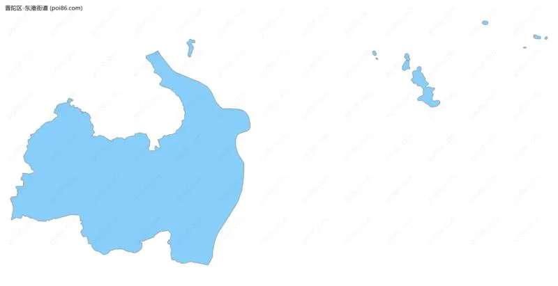 东港街道边界地图