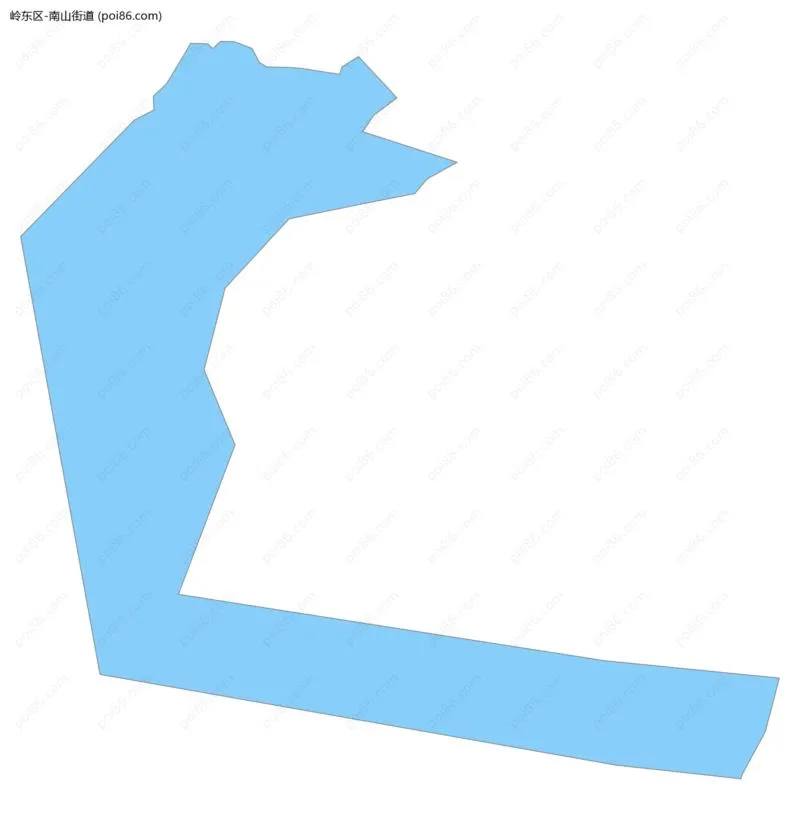 南山街道边界地图