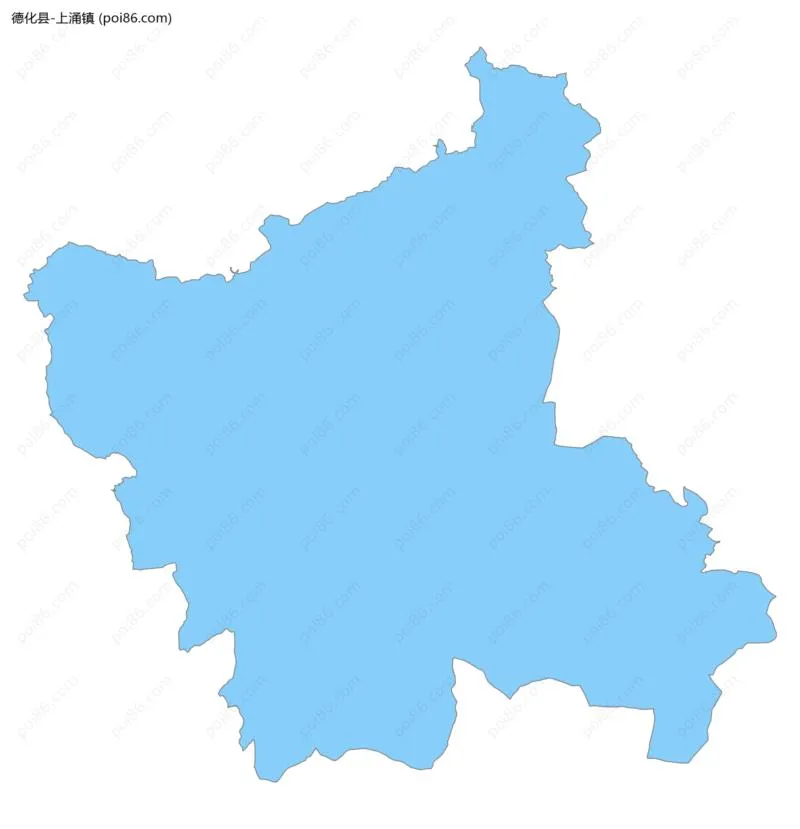 上涌镇边界地图