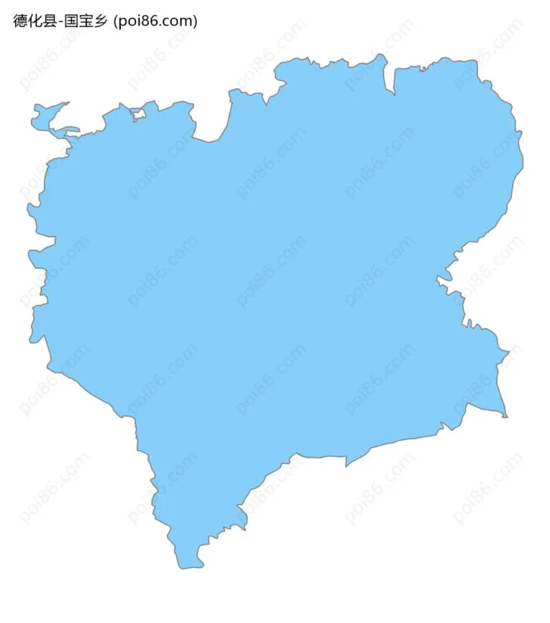 国宝乡边界地图