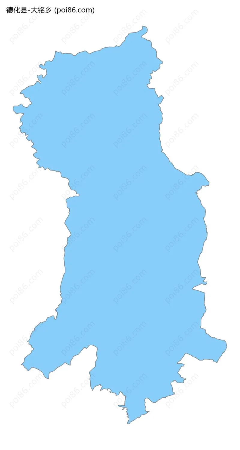 大铭乡边界地图