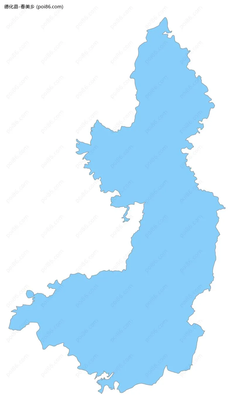 春美乡边界地图