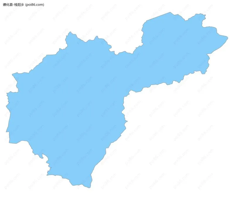 桂阳乡边界地图