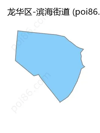 滨海街道边界地图