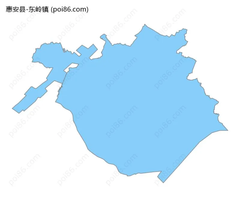 东岭镇边界地图