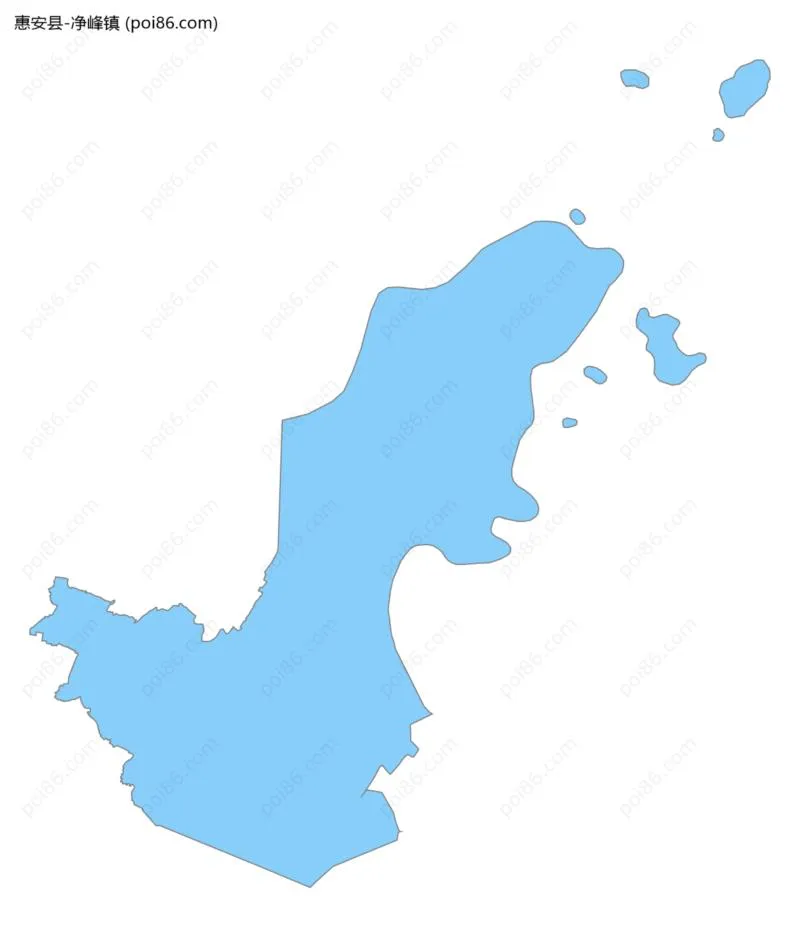 净峰镇边界地图