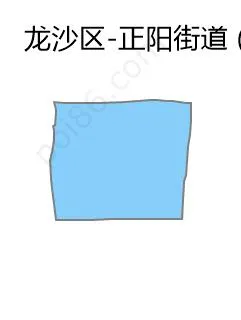 正阳街道边界地图