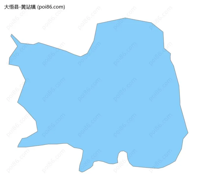 黄站镇边界地图