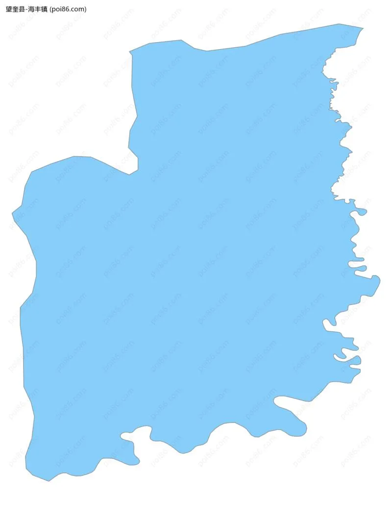 海丰镇边界地图