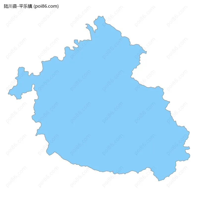 平乐镇边界地图