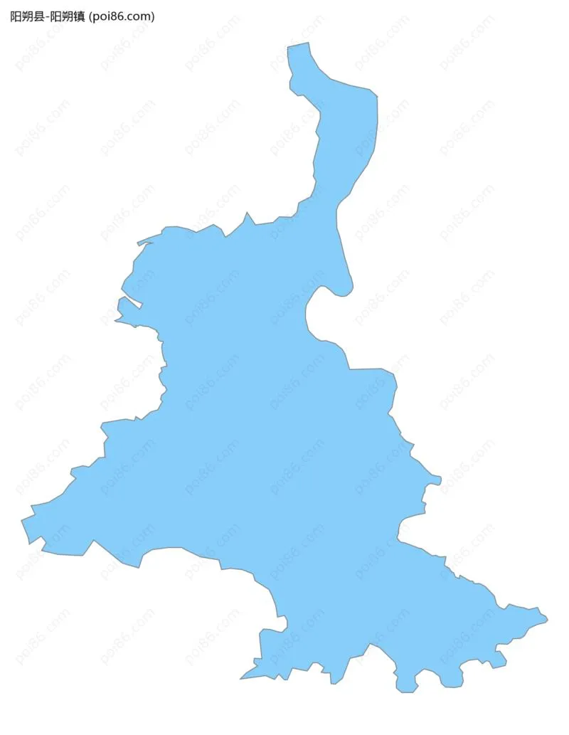 阳朔镇边界地图