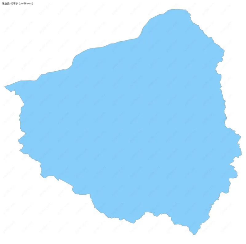 幼平乡边界地图