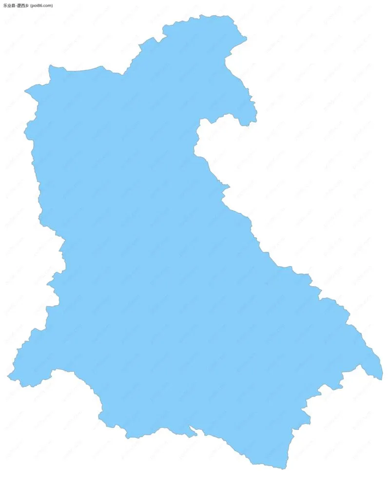 逻西乡边界地图