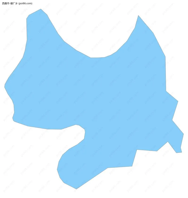 银厂乡边界地图