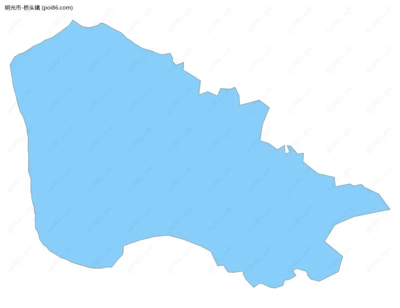 桥头镇边界地图