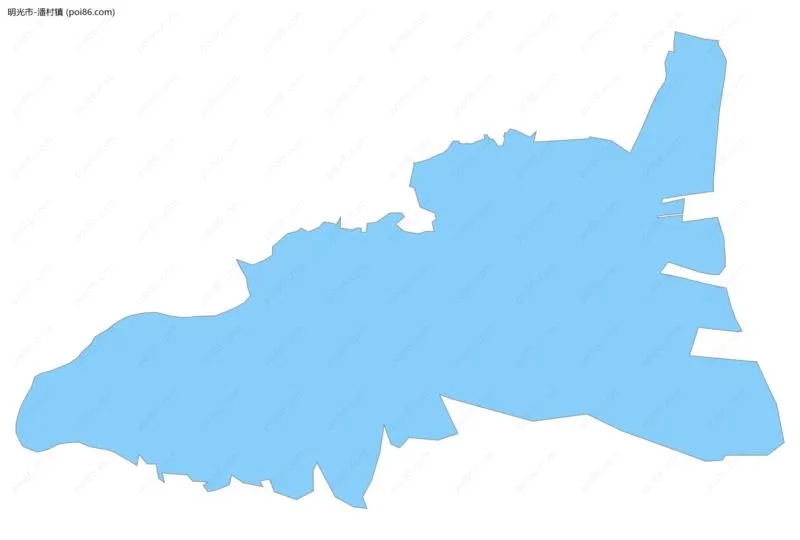 潘村镇边界地图