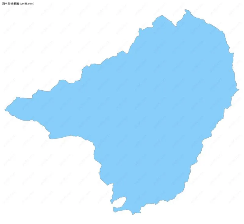 赤石镇边界地图