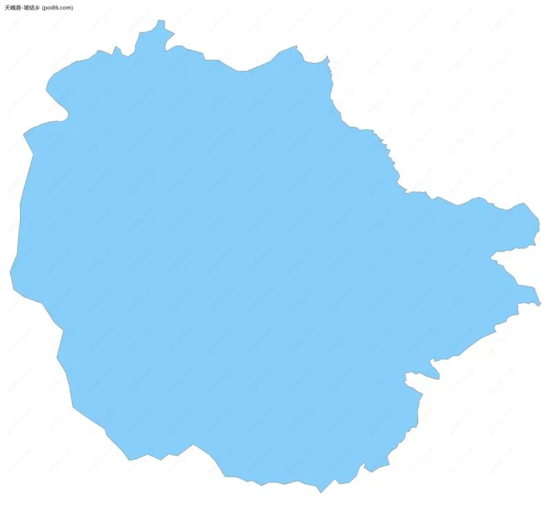 坡结乡边界地图