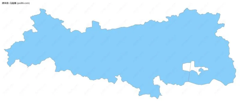 马隘镇边界地图