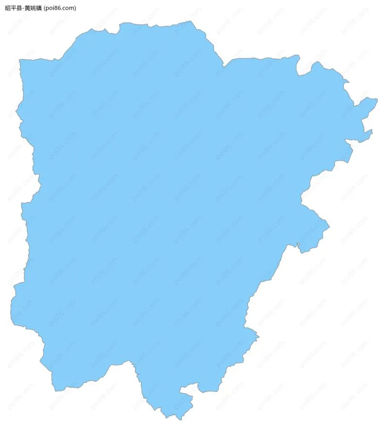 黄姚镇边界地图