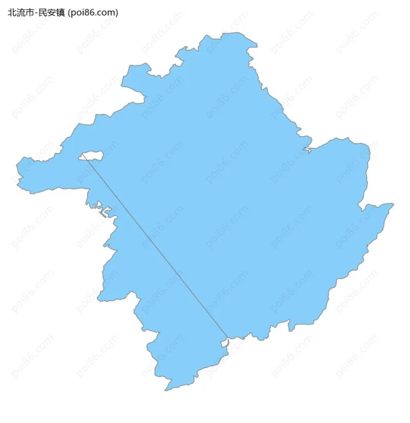 民安镇边界地图