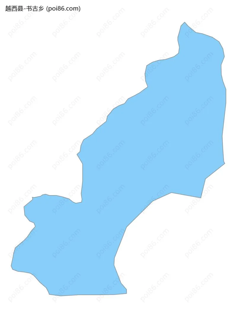 书古乡边界地图