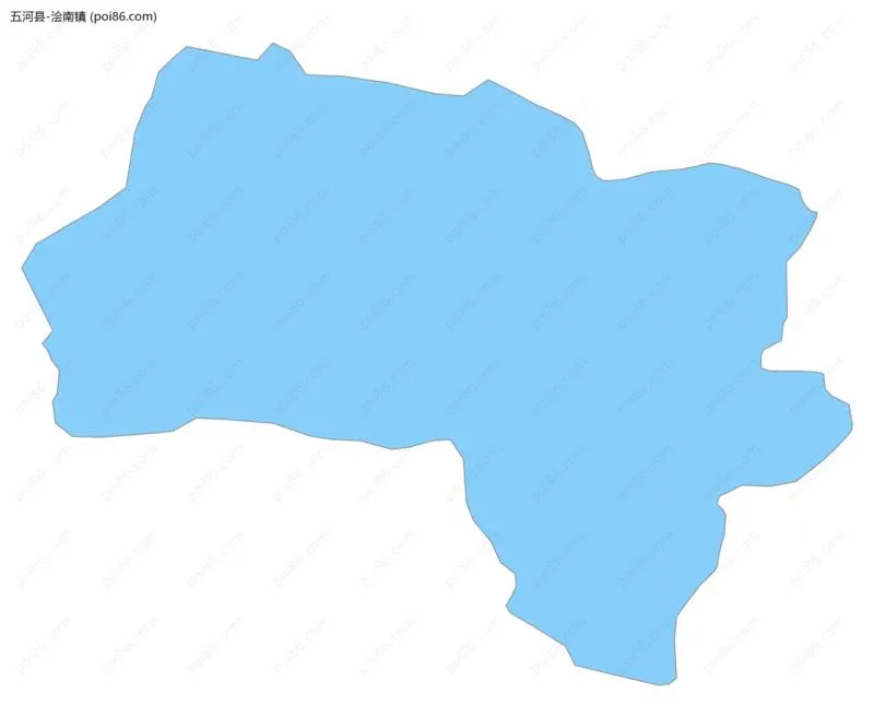 浍南镇边界地图