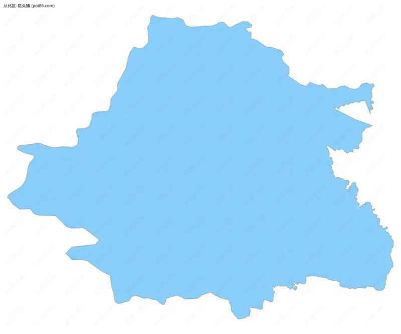 鳌头镇边界地图