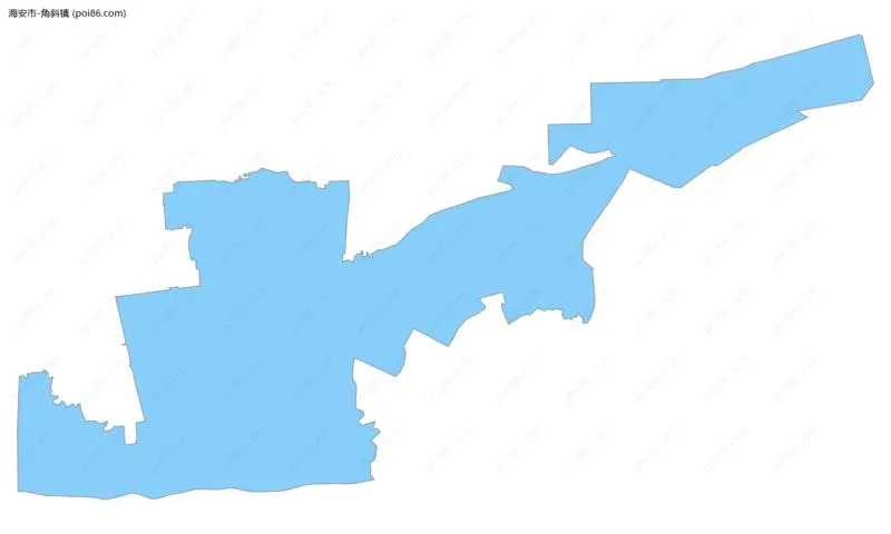 角斜镇边界地图