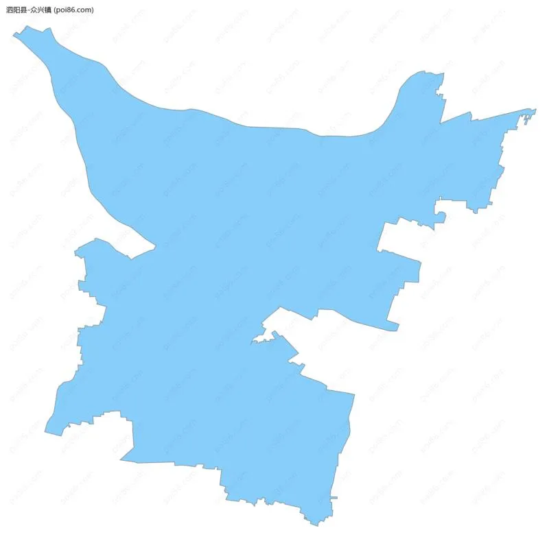 众兴镇边界地图