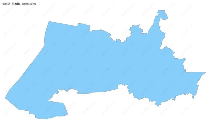 前黄镇边界地图