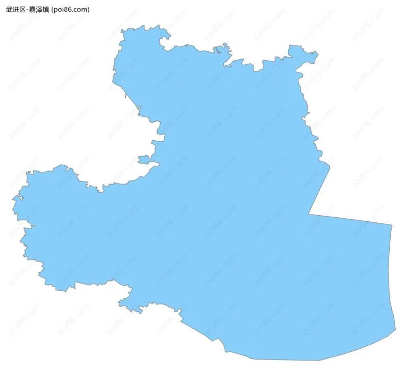 嘉泽镇边界地图