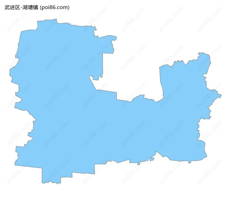 湖塘镇边界地图