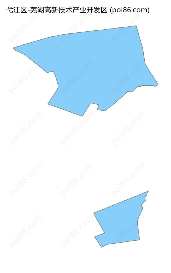 芜湖高新技术产业开发区边界地图