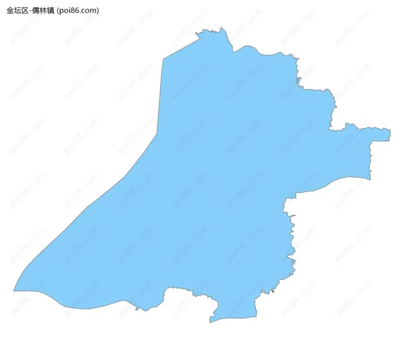 儒林镇边界地图