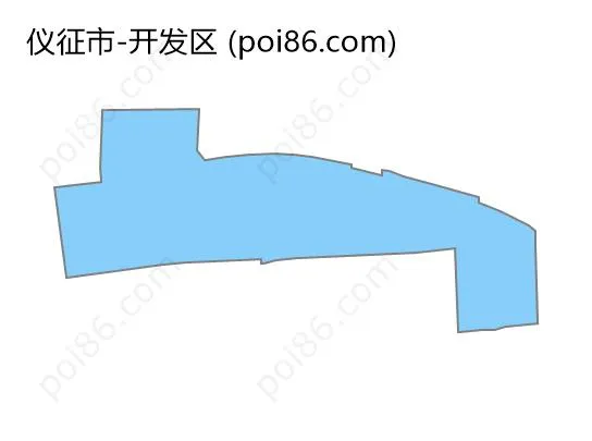 开发区边界地图