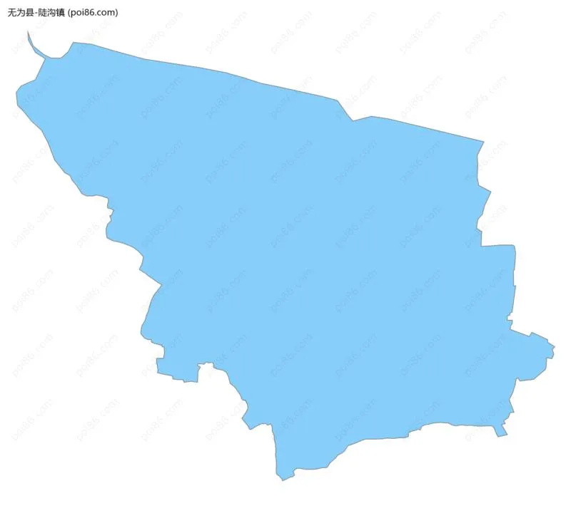 陡沟镇边界地图