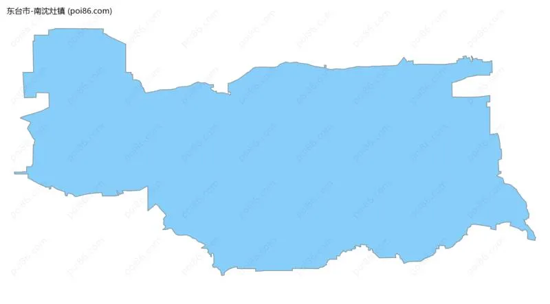 南沈灶镇边界地图