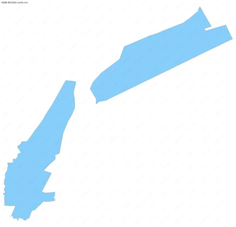 英艾日克乡边界地图