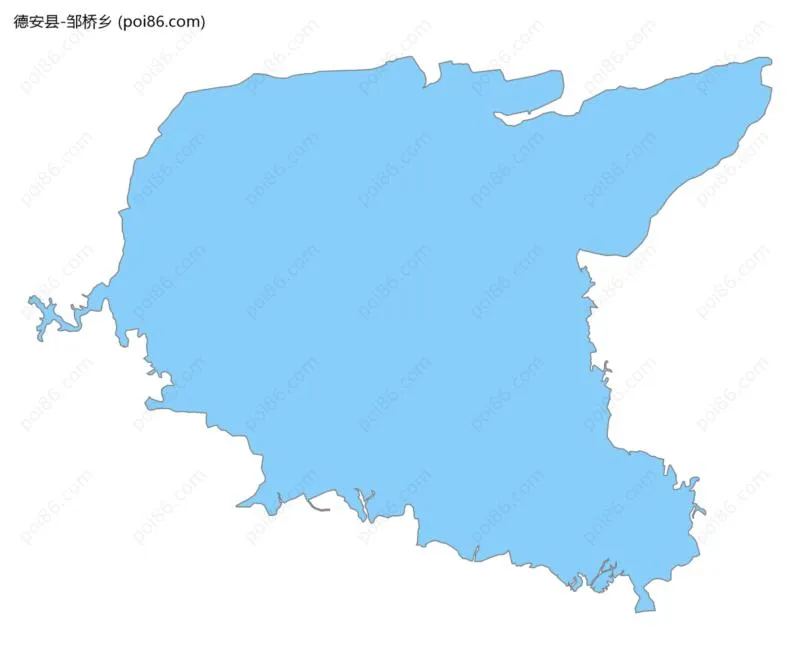 邹桥乡边界地图