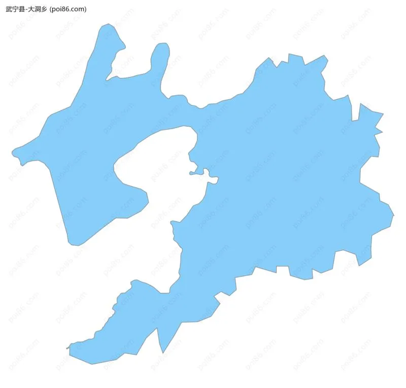 大洞乡边界地图